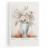 Abstract minimalist wall art canvas showcasing a serene blend of soft colors and geometric shapes, perfect for modern home decor.