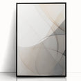 Framed abstract minimalist wall art collection featuring a sleek black acrylic front, ideal for modern decor; enhances any contemporary living space.