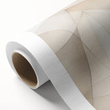 Abstract minimalist wall art design featuring soft pastel colors with geometric shapes, printed on rolled canvas, ideal for modern home decor or office spaces.