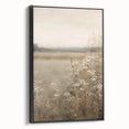 Framed abstract minimalist wall art showcasing a sleek black design, displayed from a side view to highlight its modern aesthetic and clean lines.