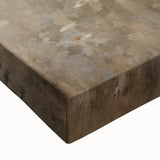 Close-up of a stretched canvas featuring an abstract minimalist design with soft pastel colors and geometric shapes, ideal for modern home decor and art enthusiasts.