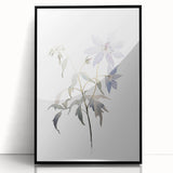 Framed acrylic wall art featuring an abstract minimalist design in black, showcasing geometric shapes and clean lines, perfect for modern home decor.