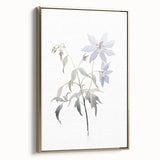 Framed canvas wall art showcasing an abstract minimalist design with gold accents, displayed in a stylish setting, ideal for modern home decor.