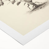 Abstract minimalist wall art design showcasing soft, muted colors and geometric shapes, printed on rolled canvas, perfect for modern home decor.