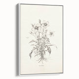 Framed abstract minimalist wall art collection showcasing a sleek white design, viewed from the side, perfect for modern home decor.
