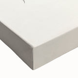 Close-up of a stretched canvas featuring an abstract minimalist design in soft earth tones, highlighting smooth textures and subtle color gradients, ideal for modern decor.