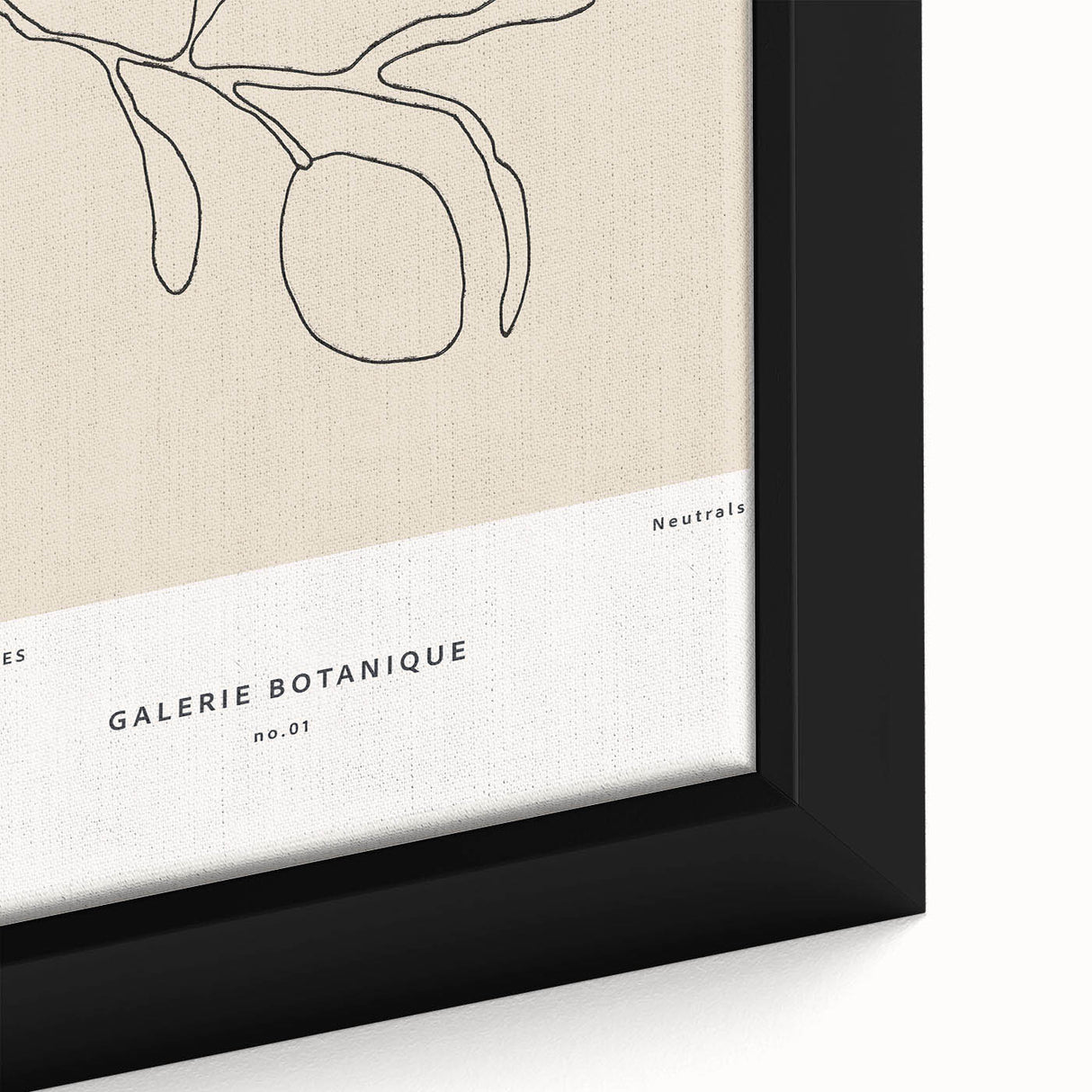 Close-up of a framed abstract minimalist wall art piece showcasing soft pastel colors and geometric shapes, perfect for modern home decor. Ideal for adding a contemporary touch to any room.