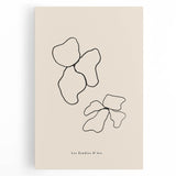 Abstract minimalist wall art collection on stretched canvas, showcasing soft pastel colors and geometric shapes, perfect for modern decor.