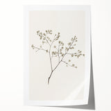 Abstract minimalist wall art print featuring soft pastel colors and geometric shapes, showcasing a modern design ideal for stylish home decor, rolled for easy display.