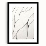 Abstract minimalist wall art design framed in black, showcasing geometric shapes and soft neutral tones, perfect for modern home decor. This piece adds elegance to any room and emphasizes simplicity and style.