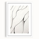 Abstract minimalist wall art collection featuring a framed design with a white mat, showcasing a modern aesthetic perfect for contemporary interiors. The piece adds elegance and sophistication to any room decor, ideal for art enthusiasts and home decor lovers.