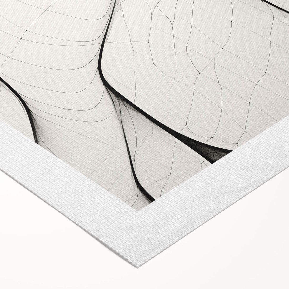 Abstract minimalist wall art design on rolled canvas, showcasing soft pastel colors and geometric shapes, ideal for modern decor and artistic spaces.