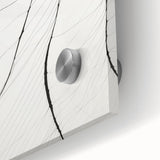 Vibrant close-up of an abstract minimalist design wall art piece featuring bold colors and geometric shapes, perfect for modern interior decor.