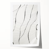 Abstract minimalist wall art design featuring soft pastel colors and geometric shapes, ideal for modern home decor. This rolled print is elegantly packaged for safe delivery.