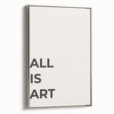 Framed minimalist wall art featuring an abstract design with silver accents, showcasing a modern aesthetic suitable for contemporary decor in living spaces.