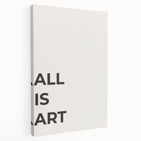 Abstract minimalist wall art collection displayed on stretched canvas, showcasing subtle color gradients and geometric shapes, ideal for modern decor.