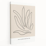 Abstract minimalist design wall art collection displayed on stretched canvas, showcasing a side view with soft color gradients and subtle textures for modern decor.