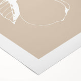 Abstract minimalist wall art design on rolled canvas, showcasing soft pastel colors and geometric shapes, ideal for modern home decor.