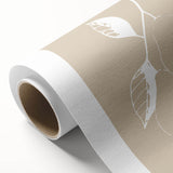 Minimalist abstract design wall art on rolled canvas, showcasing a blend of soft pastel colors and geometric shapes, perfect for modern decor.