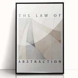 Framed abstract minimalist wall art design showcasing a black acrylic finish, perfect for modern home decor, emphasizing sleek lines and artistic simplicity.