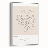 Framed abstract minimalist wall art featuring a white canvas with subtle textures and a sleek side view, perfect for modern home decor and interior styling.