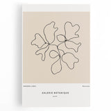 Abstract minimalist design wall art collection featuring a stretched canvas with soft pastel colors and geometric shapes, perfect for modern home decor.