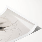 Abstract minimalist wall art print showcasing a blend of soft pastel colors and geometric shapes. Ideal for modern decor, emphasizing simplicity and elegance.