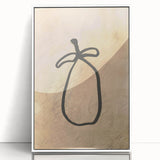 Framed abstract minimalist wall art collection in white, showcasing geometric patterns and soft color gradients, enhancing modern home decor aesthetics.