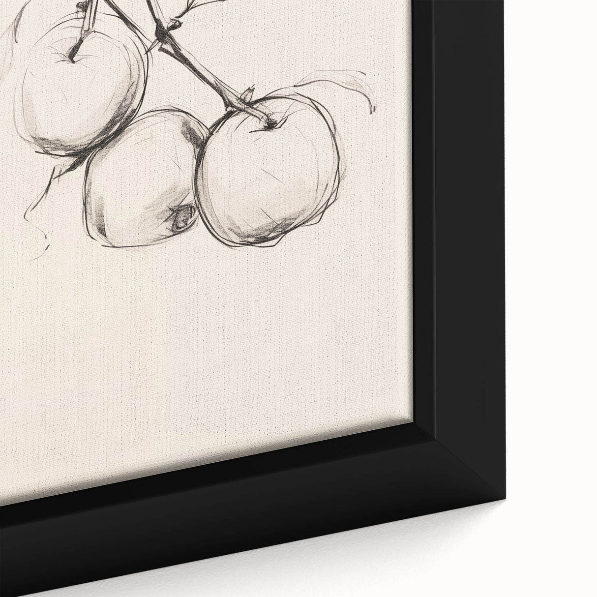Close-up of an abstract minimalist framed canvas wall art piece showcasing a blend of soft pastel colors, perfect for modern home decor accents.