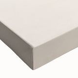 Close-up of a stretched canvas showcasing an abstract minimalist design in muted tones, perfect for modern decor, highlighting texture and artistic detail.