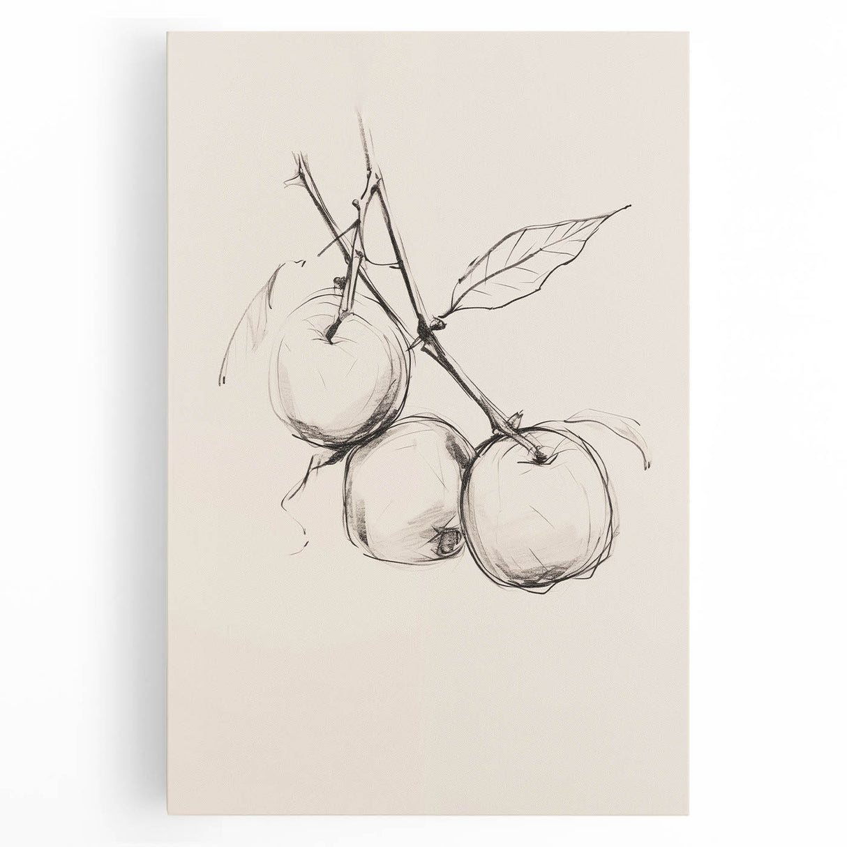 Abstract minimalist design wall art collection featuring a stretched canvas with geometric shapes in soft pastel colors, ideal for modern decor and enhancing interior aesthetics.