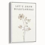 Framed abstract minimalist wall art in a sleek black frame, showcasing a white canvas with subtle geometric patterns, ideal for modern home decor.