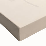 Close-up of an abstract minimalist design featuring soft pastel colors and geometric shapes, printed on stretched canvas for modern wall decor.