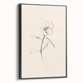 Framed black minimalist wall art showcasing an abstract design, viewed from the side, perfect for modern interior decor and artistic expressions in home settings.