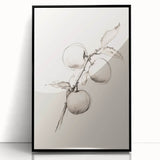 Framed abstract minimalist wall art collection featuring a black acrylic design, perfect for modern decor, showcasing clean lines and geometric shapes.