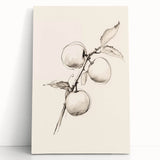 Abstract minimalist wall art design featuring soft pastel colors and geometric shapes, elegantly displayed on a stretched canvas, creating a modern aesthetic for home decor.