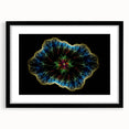 Abstract minimalist wall art design showcasing a framed piece with a matte finish, featuring a black frame that enhances the modern aesthetic, perfect for contemporary home decor.