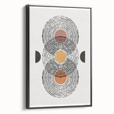 Framed abstract minimalist wall art design showcasing a sleek black canvas with a modern aesthetic, ideal for contemporary home decor. Perfect as a statement piece for living rooms or offices.