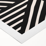 Abstract minimalist wall art design featuring soft pastel colors and geometric shapes on a rolled canvas, ideal for modern home decor and artistic expression.