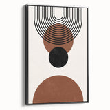 Framed abstract minimalist wall art collection showcasing a black side view of textured design, perfect for modern decor and artistic home styling.