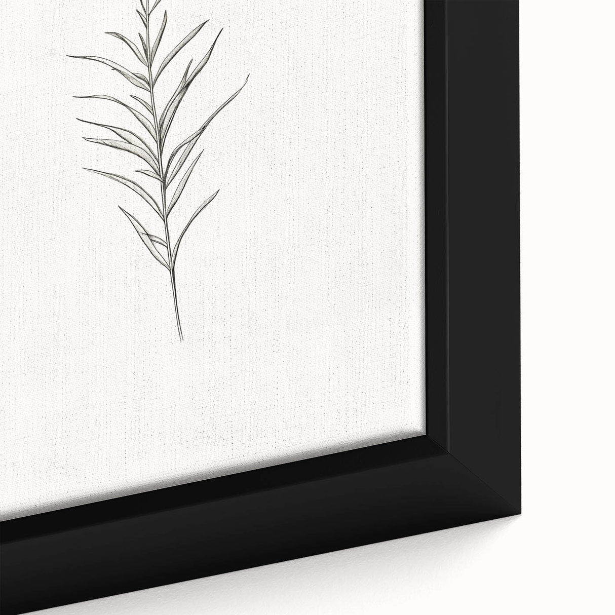 Close-up of a framed minimalist abstract wall art piece showcasing soft pastel colors and geometric shapes, ideal for modern decor.