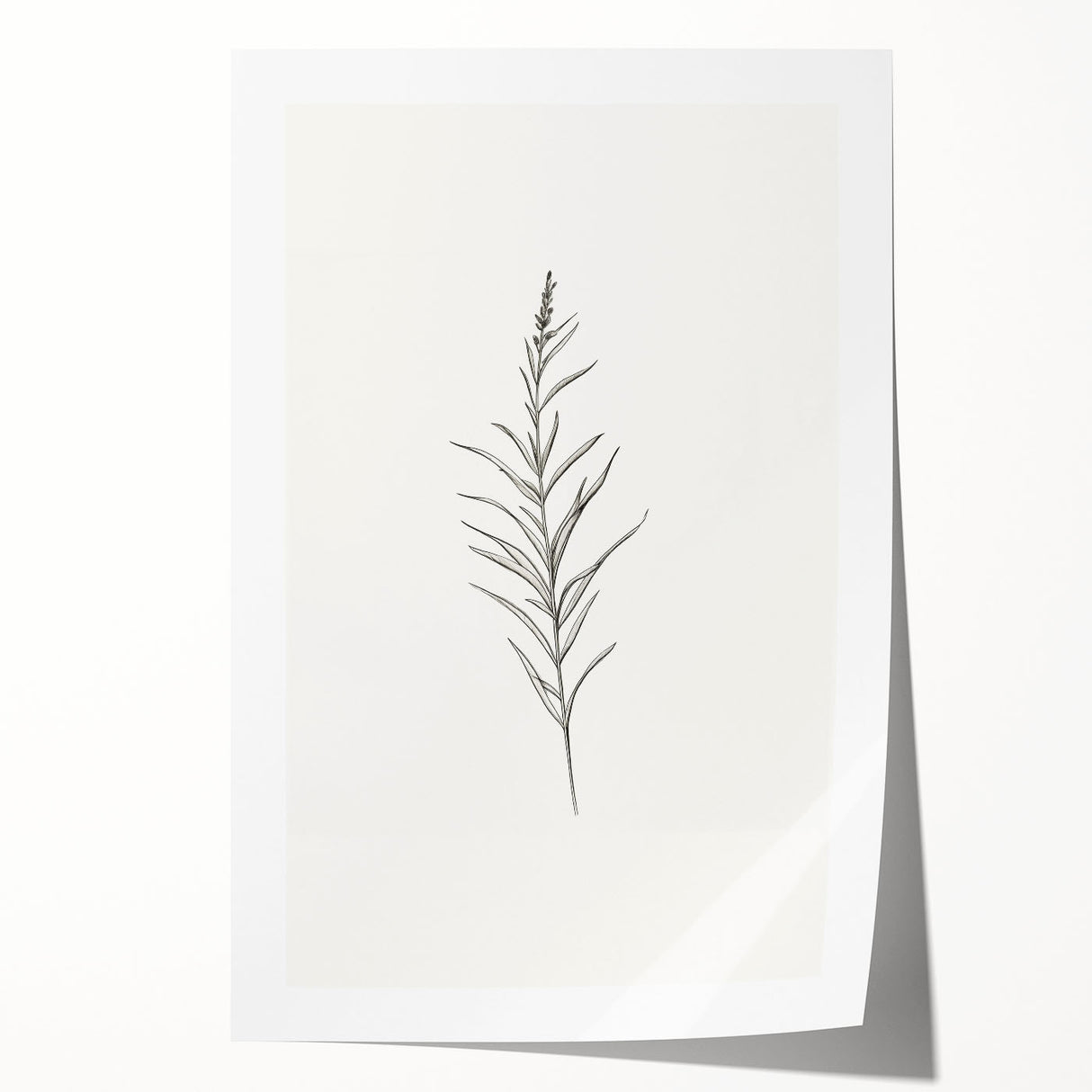 Abstract minimalist wall art print showcasing a blend of soft pastel colors and geometric shapes, perfect for modern home decor.