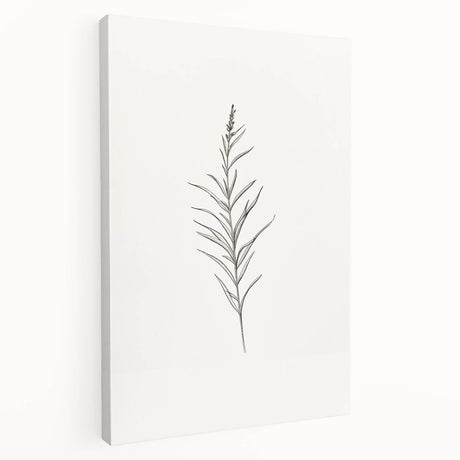 Stretched canvas wall art featuring an abstract minimalist design in soft pastel colors, showcasing fluid shapes and a contemporary aesthetic for modern decor.