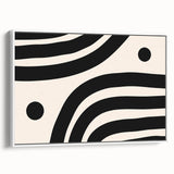 Framed abstract minimalist wall art design featuring a 160 cm canvas in white, showcasing a sleek side view that highlights the elegant simplicity and modern aesthetic. The piece emphasizes clean lines and subtle textures, perfect for contemporary home decor.