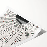 Abstract minimalist wall art design featuring soft pastel colors and geometric shapes, showcasing a contemporary aesthetic, ideal for modern home decor.