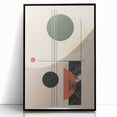 Framed wall art showcasing an abstract minimalist design with a striking black acrylic finish, perfect for modern home decor. The artwork features a sleek, contemporary aesthetic that enhances any interior space.