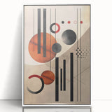 Framed abstract minimalist wall art collection showcasing a white design with subtle textures, perfect for modern home decor. Ideal for enhancing contemporary interiors.