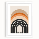 Abstract minimalist wall art design featuring a framed 168 collection with a white mat, showcasing clean lines and a contemporary aesthetic, perfect for modern decor.