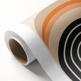 Abstract minimalist design wall art collection showcasing vibrant colors and geometric patterns on rolled canvas, perfect for modern home decor.