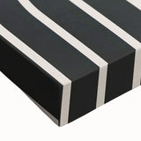 Close-up of stretched canvas wall art featuring an abstract minimalist design with soft earth tones, enhancing modern decor with a textured finish and sleek edges.